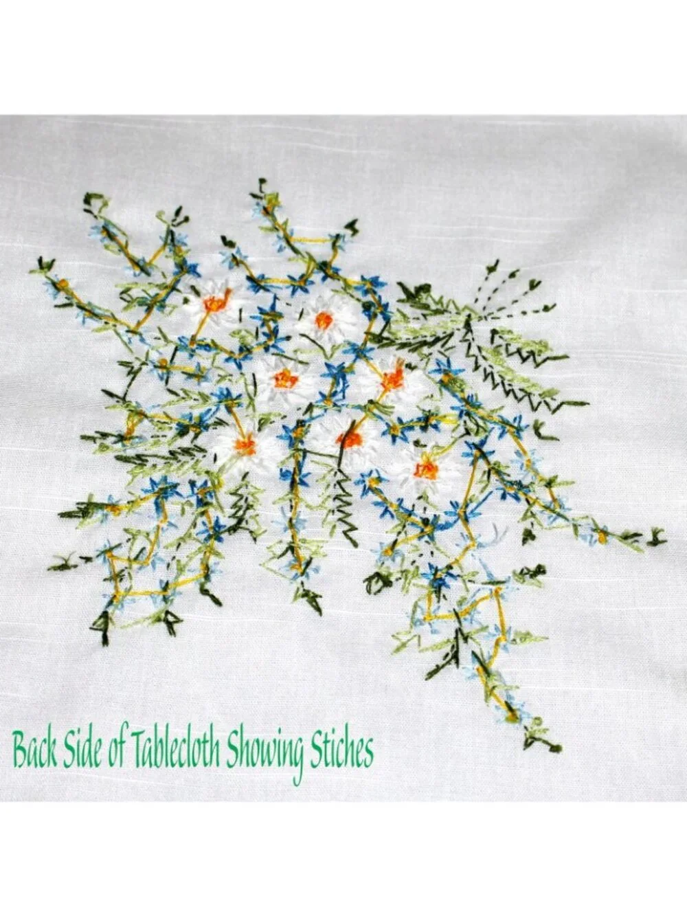 Handmade vintage tablecloth